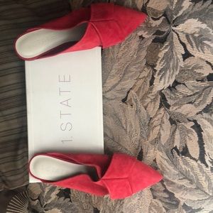 Red Suede Slide